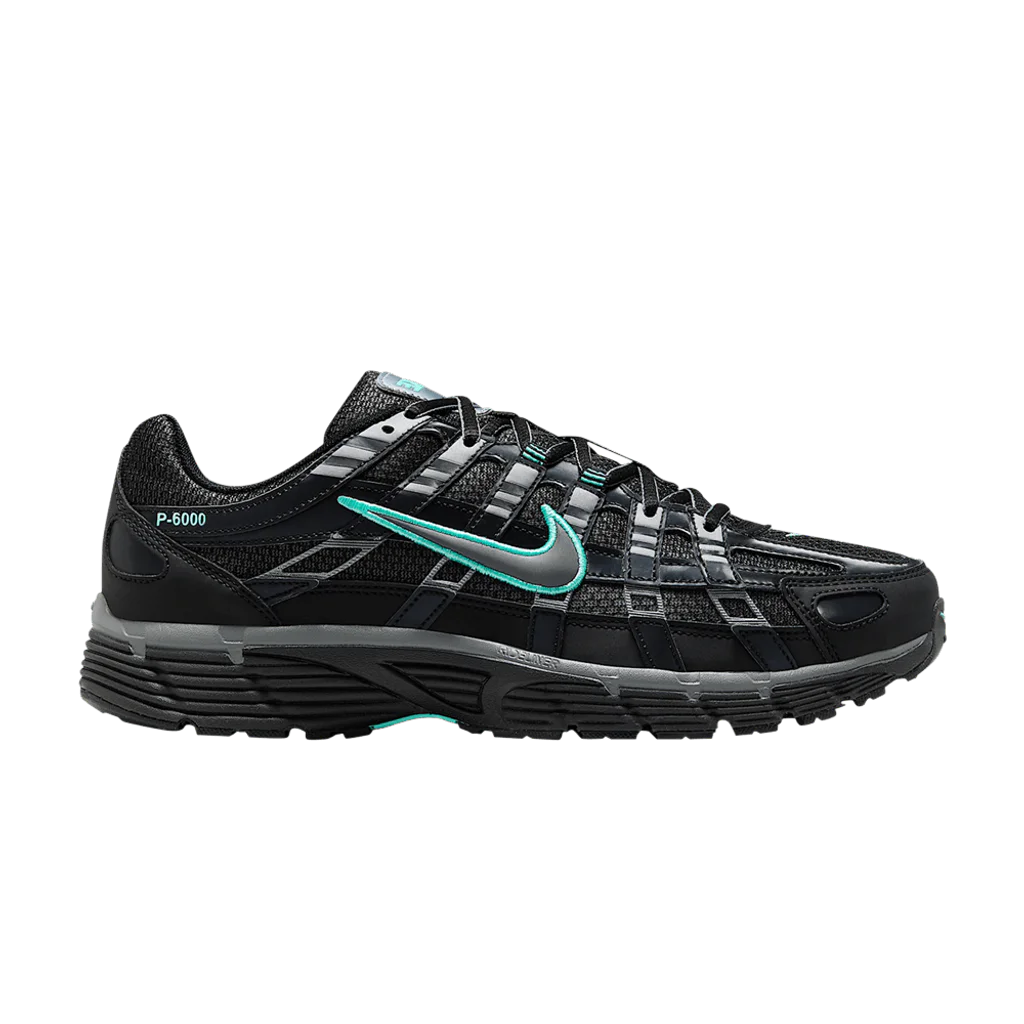 Nike P-6000 Black Hyper Turquoise Cool Grey - buty sneakersy Offstreet