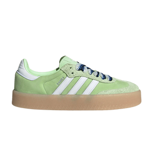 adidas Sambae Semi Green Spark White Wonder Blue (W) - sneakersy lifestyle