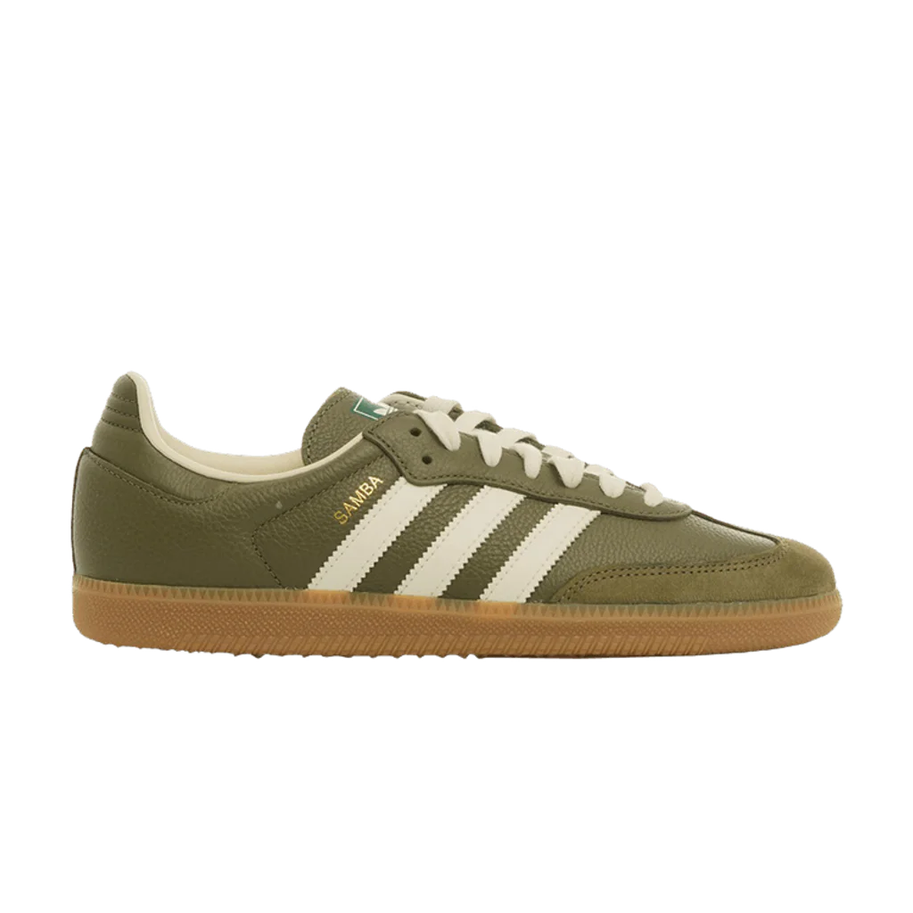 adidas Samba OG Medium Raw Khaki Gum - buty sneakersy Offstreet