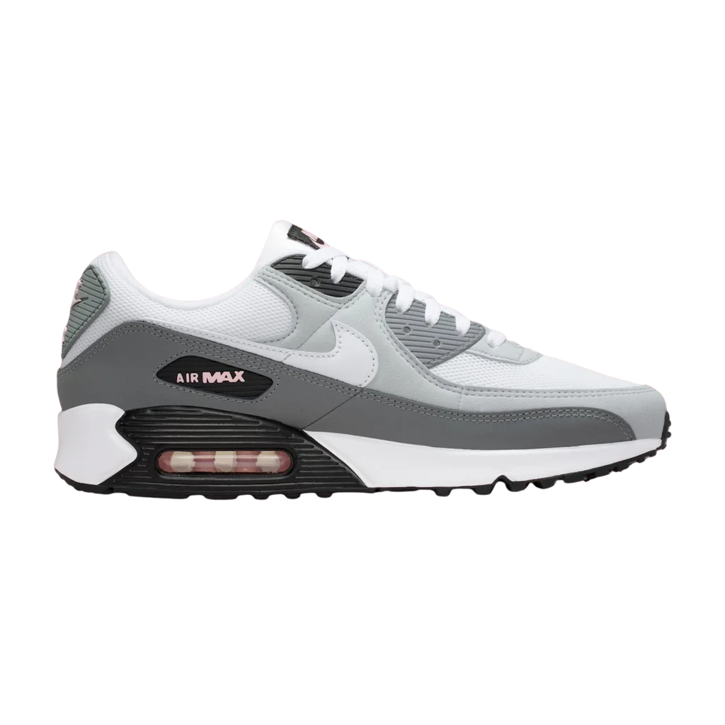 Nike Air Max 90 Wolf Grey Pink Foam - klasyczne sneakersy - buty sneakersy Offstreet