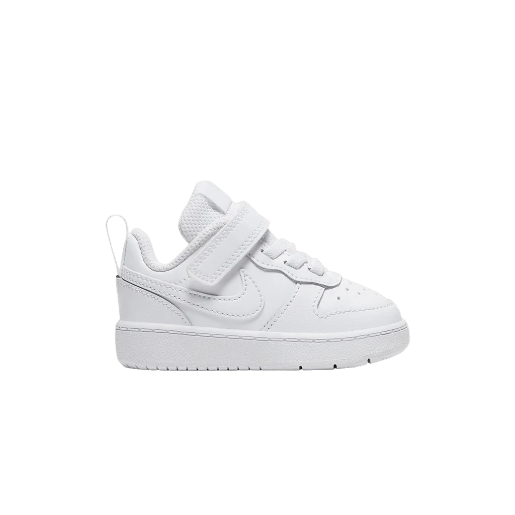 Nike Court Borough Low 2 Triple White (TD) - sneakersy dziecięce - buty sneakersy Offstreet