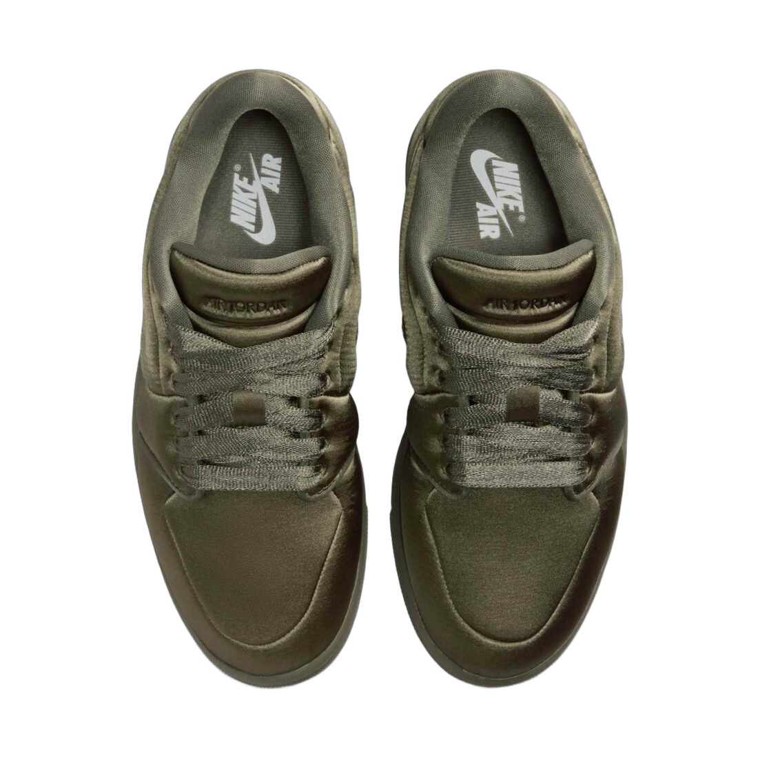 Jordan 1 Low Method of Make Satin Medium Olive (Women's)