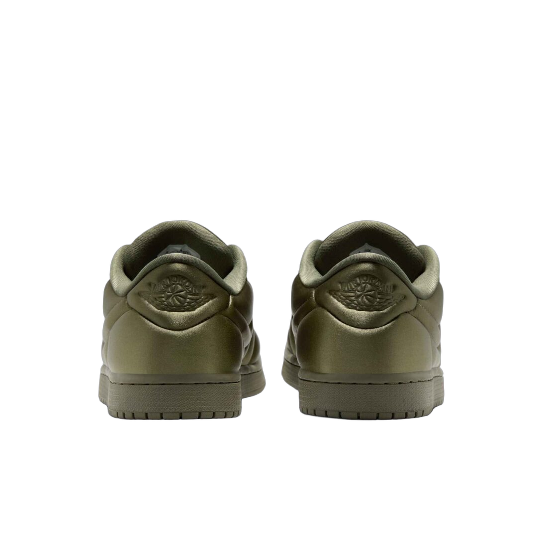 Jordan 1 Low Method of Make Satin Medium Olive (Women's)