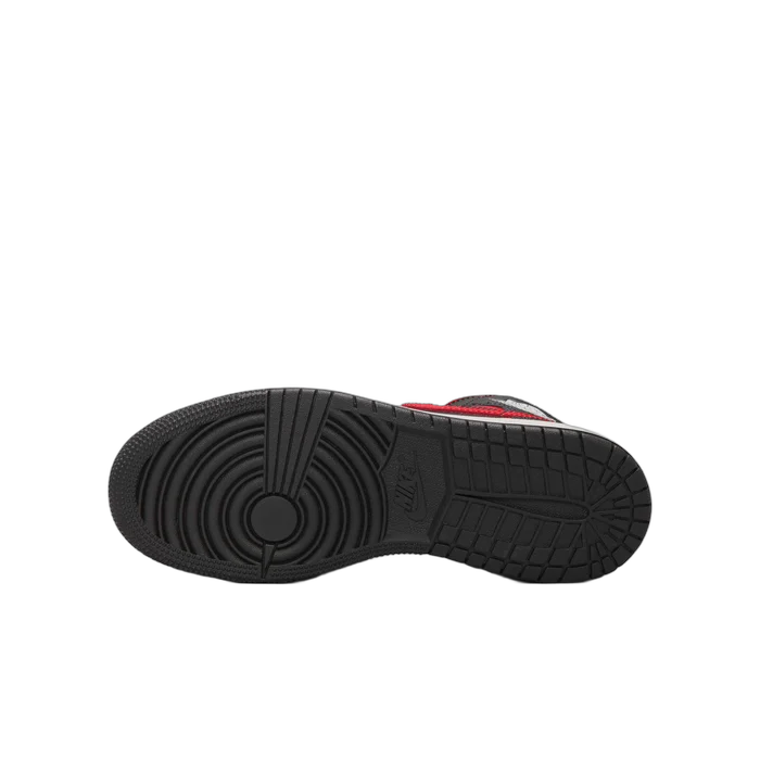 Jordan 1 Mid Black Varsity Red (GS)