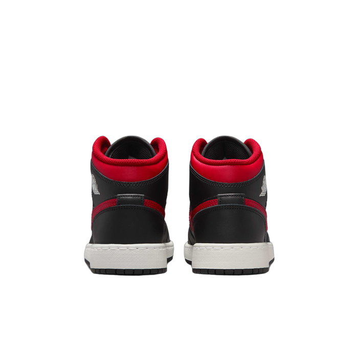 Jordan 1 Mid Black Varsity Red (GS)