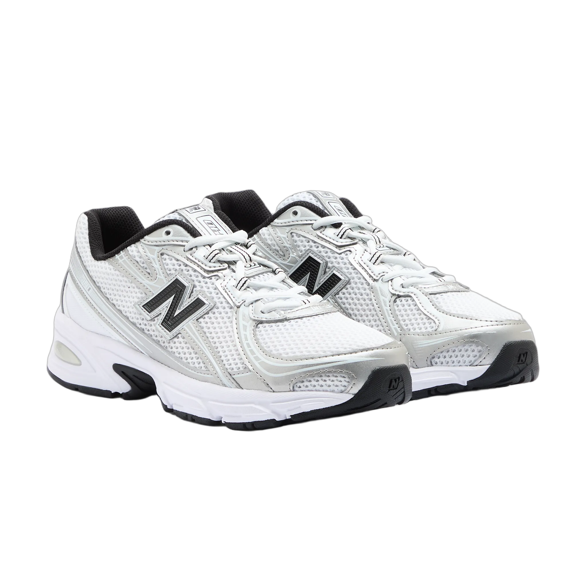 New Balance 740 White Silver Metallic Navy