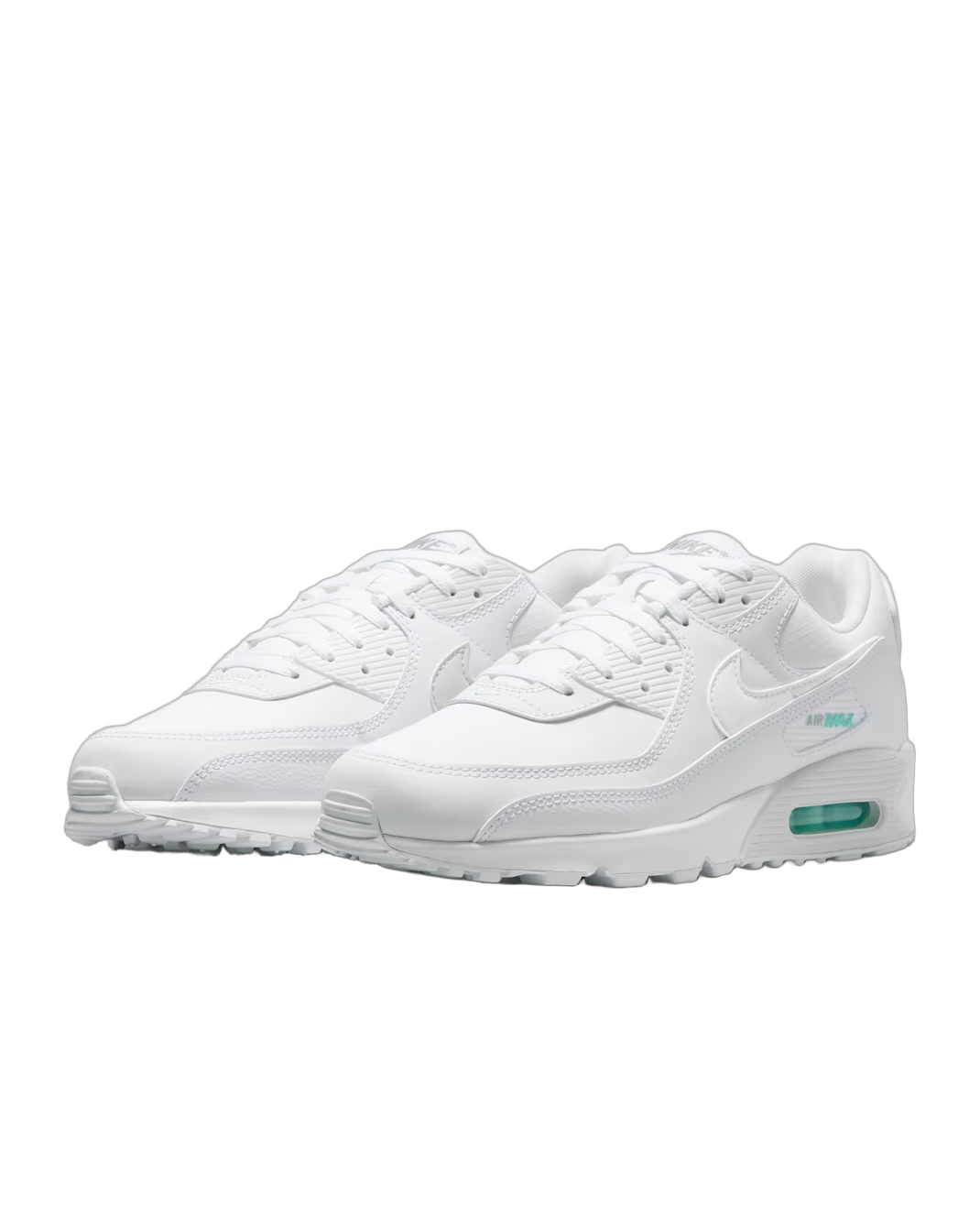 Nike Air Max 90 White Hyper Turquoise - sneakersy