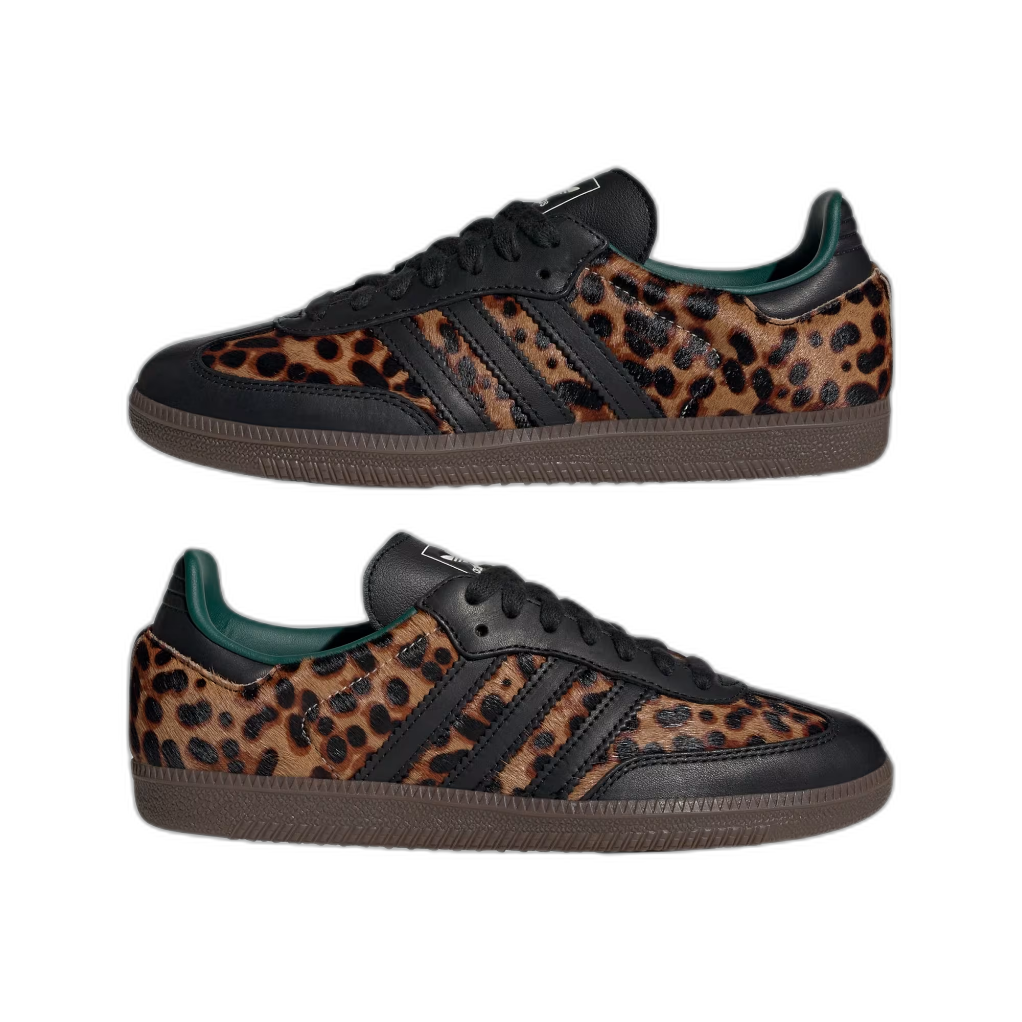 Adidas Samba OG Black Green Leopard (Women's) - buty sneakersy Offstreet